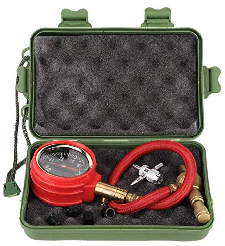 Manometro per pneumatici, tester per misuratore di pressione dell'aria per pneumatici per pneumatici per auto portatile ad alta precisione
