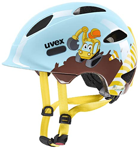 uvex OYO Style - Leichter Fahrradhelm für Kinder - individuelle Größenanpassung Mustern - Digger Cloud - 45-50 cm