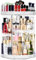 MOKANI 360° Drehbar Make Up Kosmetik Organizer, 6 Verstellbare Ebenen Große Kapazität Makeup Organizers, Schmink Aufbewahrung für Schminktisch Schlafzimmer Badezimmer, Transparent