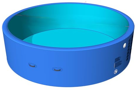 HeRo24 SCHWIMMBECKEN Pool Innen Durchmesser 440 cm Höhe 120 cm MIT LUFTPUMPE DROPSTICH Pool Wandstärke 15 cm !