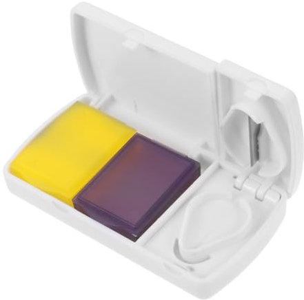 Healvian Tablettenteiler Mahlset Medikamenten-schneidbox Aus Edelstahl Leicht Zu Öffnen Für Kapseln