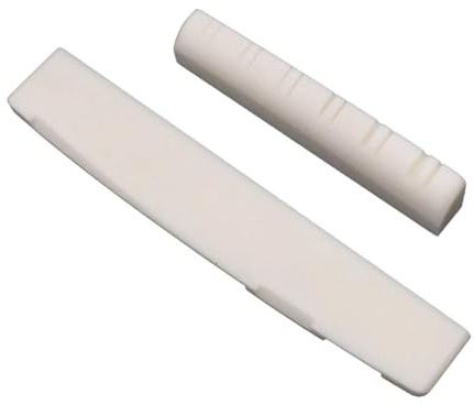 Junta de cejuela de hueso para puente de guitarra acústica de 12 cuerdas RuiJOTWAT, repuestos, cuerda superior (49x6x9,2/8,7 mm), cuerda inferior (76x6x13 mm), apta para repuestos de 49 mm/76 mm