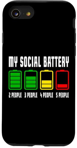 iPhone SE (2020) / 7 / 8 My Social Battery 2 3 4 5 People Case