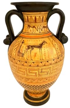 Geometric Amphora 26cm,Ancient Greek Pottery Vase