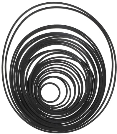 Cassette Tape Machine Rubber Belt Black Noise Reduction
