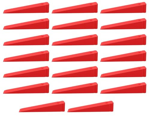 Pratici cunei di posizione di livellamento in plastica per un'installazione precisa di porte e finestre, migliorano la stabilità e l'efficienza