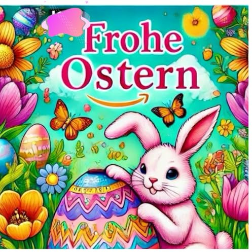 Frohe Ostern Ausmalbuch: Farbenfroher Frühlingsspaß mit 40 tollen Motiven: Fröhliches Ostern! Malbuch mit süßen Motiven für Kinder - Ausmalbilder für Kinder: Malen ab 3 Jahren-