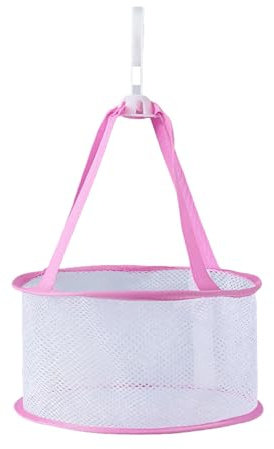 Lkw Ogechi Clothes Peg Bags with Hanger, Reusable Clothes Pegs Bag for Washing Line, Small Laundry Peg Storage Basket, Hanging Clothespin Bag, for Home and Garden