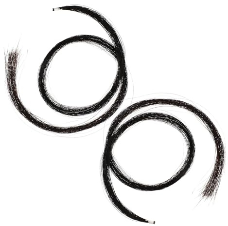 Yardwe Professionelles Geigenbogenhaar mit Exzellenten Griffqualitäten 2 Stück aus Pferdehaar zur Reparatur und Pflege für Violine und Bratsche