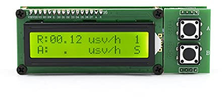 Contatore Geiger Rilevatore di radiazioni nucleari Geiger Counter Tester Stone Jewelry Radiation Dosimeter personale EMF Misuratore