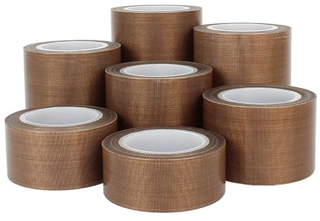 WAWPU Teflon Tape, 0.13Mm Thick 40-60Mm Wide PTFE Adhesive for Vacuum Sealer Machine And Electrical Industries, 10 Meter Long(40mm)