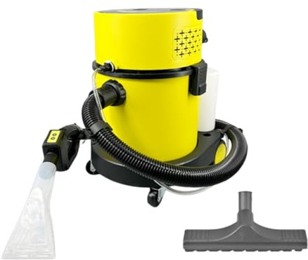 1600W Aspiradora Profesional Con Filtro Hepa Y Dispensador De Jabón, Máquina De Limpieza Con Depósito De Agua Grande Ideal Para Hogar Y Coche