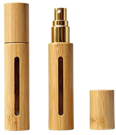 ARFUKA 10ml Travel Perfume Bottle Refillable Atomizer Mini Spray Bottle Empty Fine Mist Sprayer for Perfume Samples, Essential Travel Accessories for On-the-Go Pack of 2