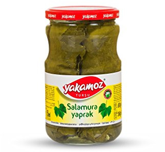 Turkish Vine Leaves in Brine (Salamura Yaprak) Yakamoz 650 Gr / 24.3 Oz