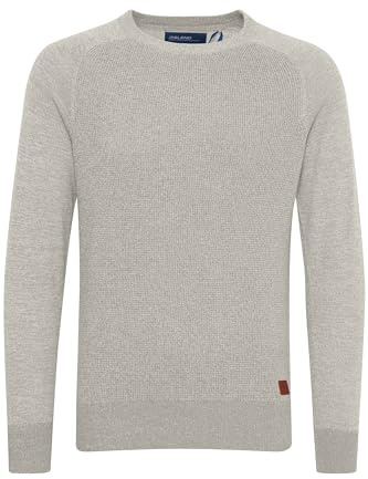 Blend BHGandolf Herren Strickpullover Feinstrick Pullover mit Rundhalsausschnitt