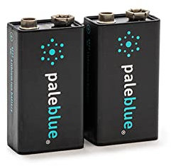 Piles Rechargeables USB 9V - (6LR61) [6HR61] Paleblue