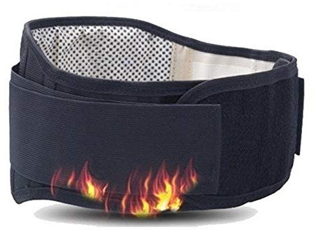 ZFF Rückenbandage Turmalin Taille Brace Unterstützung Gürtel Band Selbst Heizung Unteren Rücken Unterstützt Magnetische Therapie Lenden Taille Verband Zurück Taille Gürtel Männer Frauen (Color : XL)