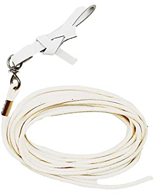 JA Horse - Peitschenschlag Voltigier Peitsche Longierriemen mit Edelstahl-Wirbel Lederschlag Lederriemenschlag Silikon Kontaktstock Schlag Made in Germany (350 cm, Leder Longierriemen)