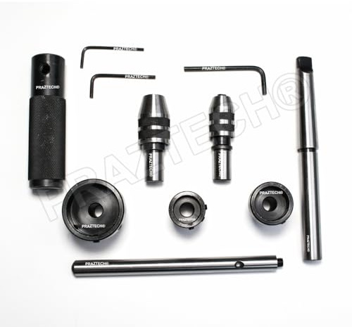 ATOZ MT3 Schaft Gewinde- & Gewindebohrer-Aufsatz-Drehmaschine Reitstock Schneideisen Halter Set