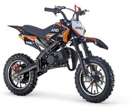 KXD 701A/706A/708A/705A 49cc 2Takt 4Takt Dirt Cross Pocket Enduro Dirtbike Motocrossbike Motocross Motorrad Cross 49ccm Vorderrad (orange, KXD 701A 49ccm 2Takt MOTOCROSS)