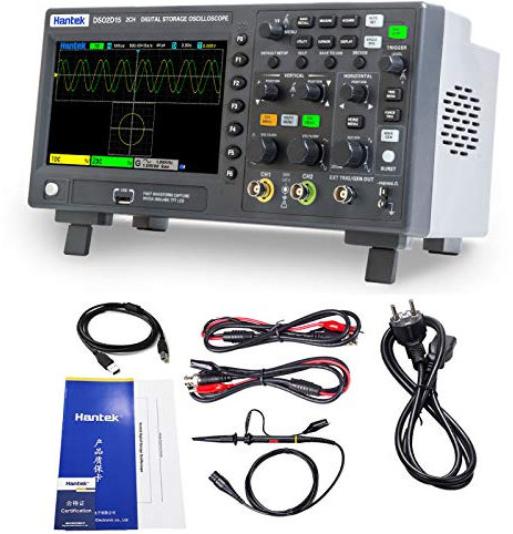 Hantek DSO2D15 Digital Oszilloskop 2CH 1GSa / S. Lager Oszilloskop 150 MHz Bandbreite Handheld