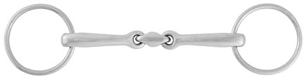 Stübben Gebiss 2225 Unterlegtrense Easy Control - 10,5 cm - 12 mm - Edelstahl