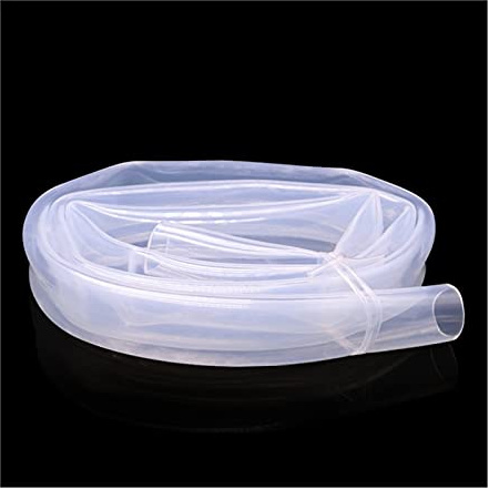 Silikon Schlauch Transparent flexible Silikonrohr ID 30mm x 33mm od Food Grade ungiftig Getränk Wasser Gummischlauch Milch Bier Weiche Rohrverbindung Luftschlauch (Color : Clear)