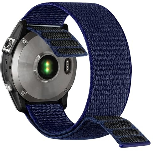 YOOSIDE klockarmband i nylon, för Garmin Fenix 8 51 mm/epix Pro 51 mm/Fenix 7X/Fenix 6X/Fenix 5X/Enduro 3, 26 mm, snabbtorkande ultralätt sportarmband för Tactix 7 Pro, Quick Fit 26mm