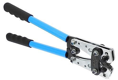 jojofuny Kabel Crimpzange Professionelle Verdrahtungszange Für Blanke Anschlüsse Manuelle Zange Aus Hochwertigem Material Blau