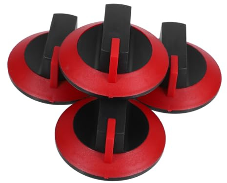 Gadpiparty 4 Stück Herdreglerknöpfe für Gasherde Robust und Bruchfest Ergonomisch Geformt Gasherd Zubehör für Küche und Wohnraum