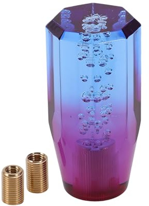 INFINAUTO Pomos De Cambio De Coche Azul Morado 1 Set Acrílico | Color Azul Y Morado, Material Acrílico, Tamaño 10x4.8cm, Diámetro 10.8mm, Adaptadores M8x1.25 Y M10x1.25