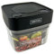 NERTHUS FIH 1387 Boîte hermétique sous vide de 320 ml - Base carrée, parfaite pour conserver les aliments et conserver leur fraîcheur