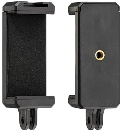 Stativ för mobiltelefon med actionkamera gränssnitt för GoPro Selfie Stick monostativ cykelhållare tillbehör | mobiltelefonhållare med 1/4 tum skruvhål | kamerahållare kompatibel med iPhone