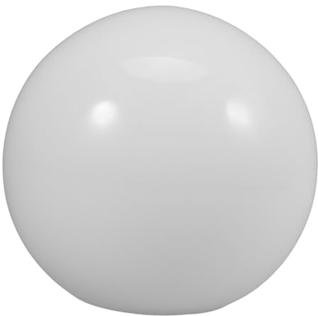 Zerodeko Pantalla Instalación Fácil de Lámpara Blanco de Vidrio Diseño Elegante y Sofisticado en Forma de Globo Redondo y Uso Multifuncional para Techo