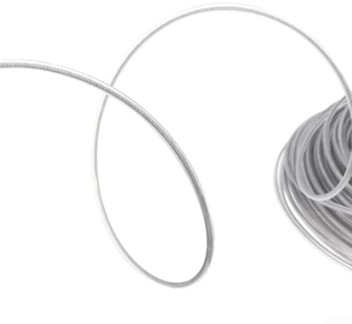 Filo per decespugliatore per la manutenzione del prato, nucleo in nylon resistente in acciaio per diserbo e taglio aggressivi (2,4 mm x 60 m)