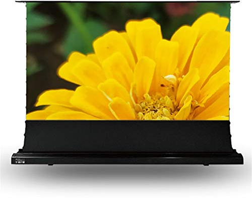 Projector Screen, Electric Motorized Floor Rising Projection Screen, 4K 16:9 Format for Long Throw Projector