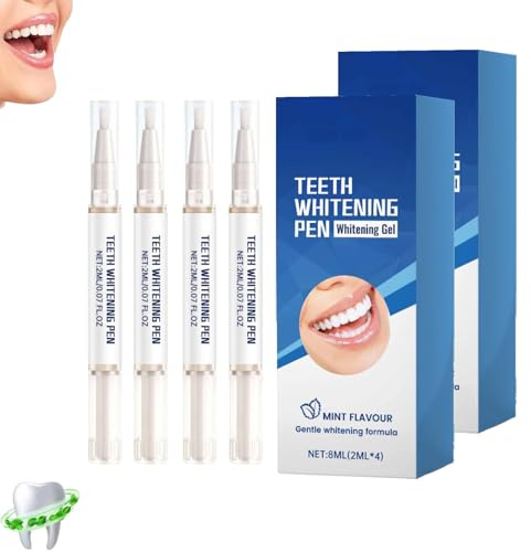 Zahnaufhellung Stift Bleaching Zähne, Teeth Whitening, Bleaching Stift Zähne, Zähnes Aufhellen Efficiently Flecken Entfernen, Schmerzfreies Schnelles Aufhellen Anwendungen Zahnweiss Stifts (8)