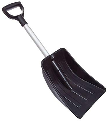 Pelle voiture en polypropylène neige, manche télescopique en aluminium, pelle 34 x 23 longueur manche 40 – 53