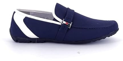 UOMO DESIGN Mocassin Homme Aspect Nubuck - Vincent (42, Marine)