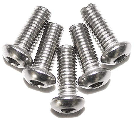 M6 x 8 ISO 7380 Maschinenschraube Halbrundkopf ISK 25 Stück | Edelstahl A2