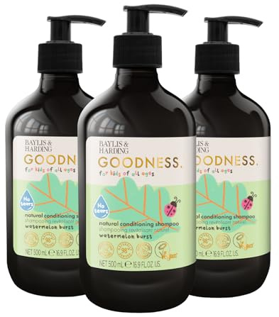 Baylis & Harding Goodness Kids Natural Conditioning Shampoo 500ml 3 pack