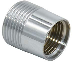 Garden Hose Connector Accessories Silver Female 1/2 to 3/4 Male Brass Connector Lengthen Shower Head Connector Adapter Reducing Joint Washing Machine Fittings 20pcs (Color : 24MM)