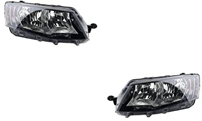 Johns, Scheinwerfer Halogen kompatibel zu Skoda Octavia 5E 12-17 H15 H7 Set