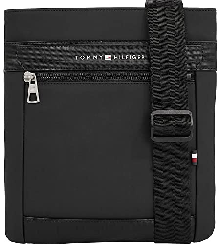 Tommy Hilfiger Herren Umhängetasche TH Casual Crossover Klein, Schwarz (Black), Einheitsgröße
