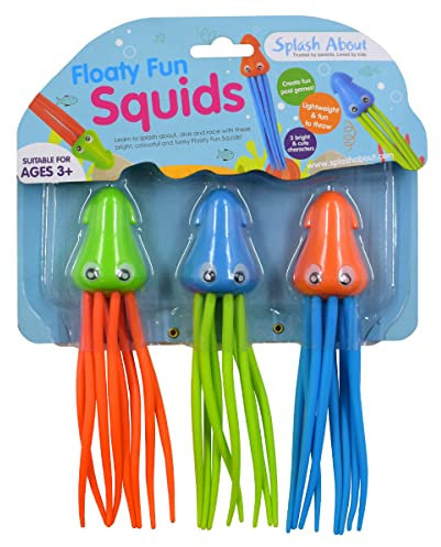 Splash About Floaty Fun Squid Dive Toys - Pack of 3