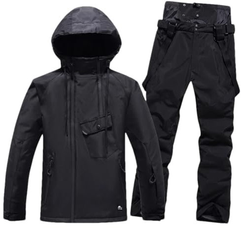 Damen Skianzug Winter Outdoor Snowboard Isolierte Warme Jacken Und Hosen Schneeanzug, Jacke Pant21, 42