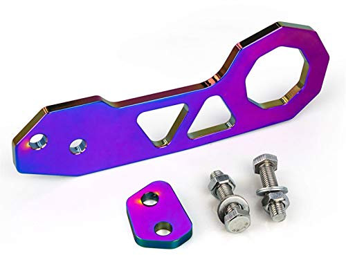 Abschlepphakenschraube Universal Racing Aluminiumlegierung Hintere Tow Hook Passend Für Honda Civic Ohne Logo RS-TH004nm (Color : Neo Chrome)