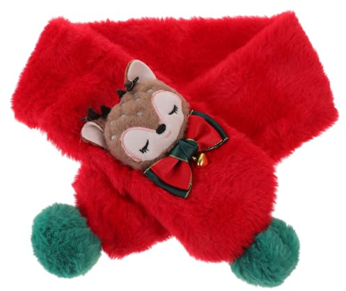 GALPADA Écharpe De Noël Pour Enfants En Tissu Non Tissé Châle Chaud Et Confortable Design Unisexe