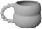 Tasse à café en céramique de 250ml au design scandinave minimaliste, idéale pour cappuccino, latte et thé