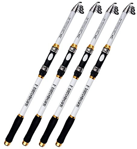 WANGBINGXING Angelrute 1 PCs Polkohlenstoff FRP Materiellefischerstabqualität 2,1 m - 3,6 m Teleskopenfischerstab Kohlefaser -Spinnstange Stipprute(3.0 m)